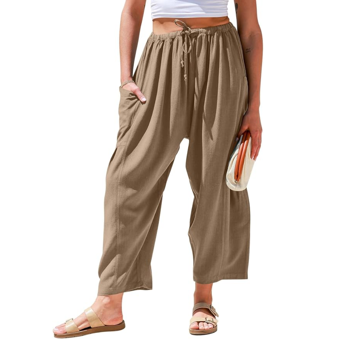 Vittoria Elane Loose Linen Pants