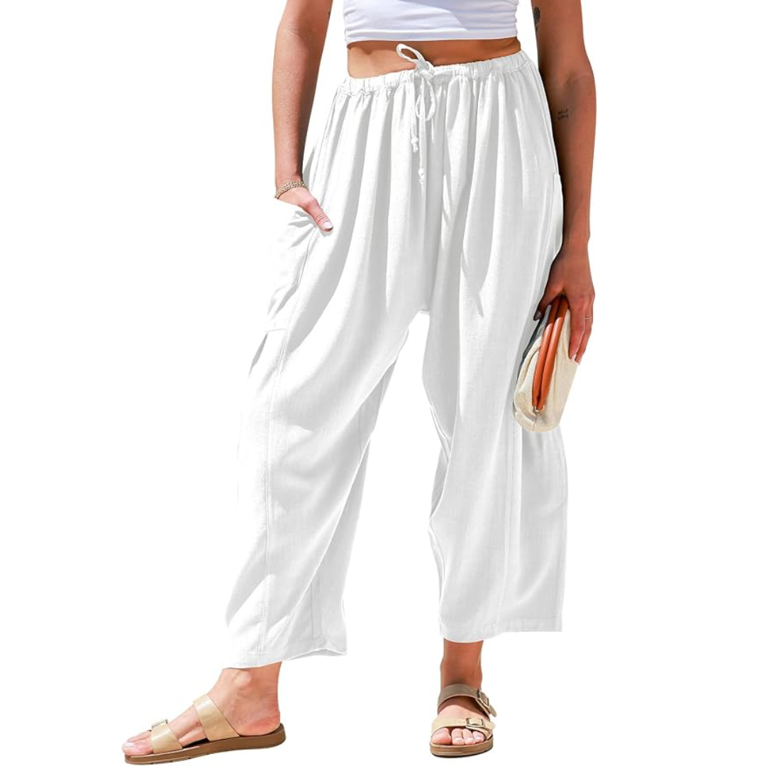 Vittoria Elane Loose Linen Pants