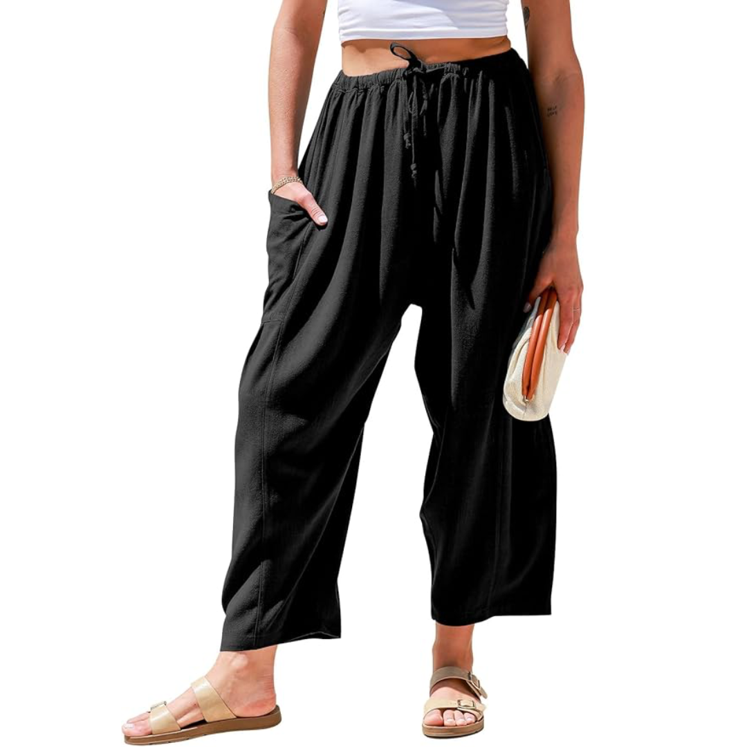 Vittoria Elane Loose Linen Pants